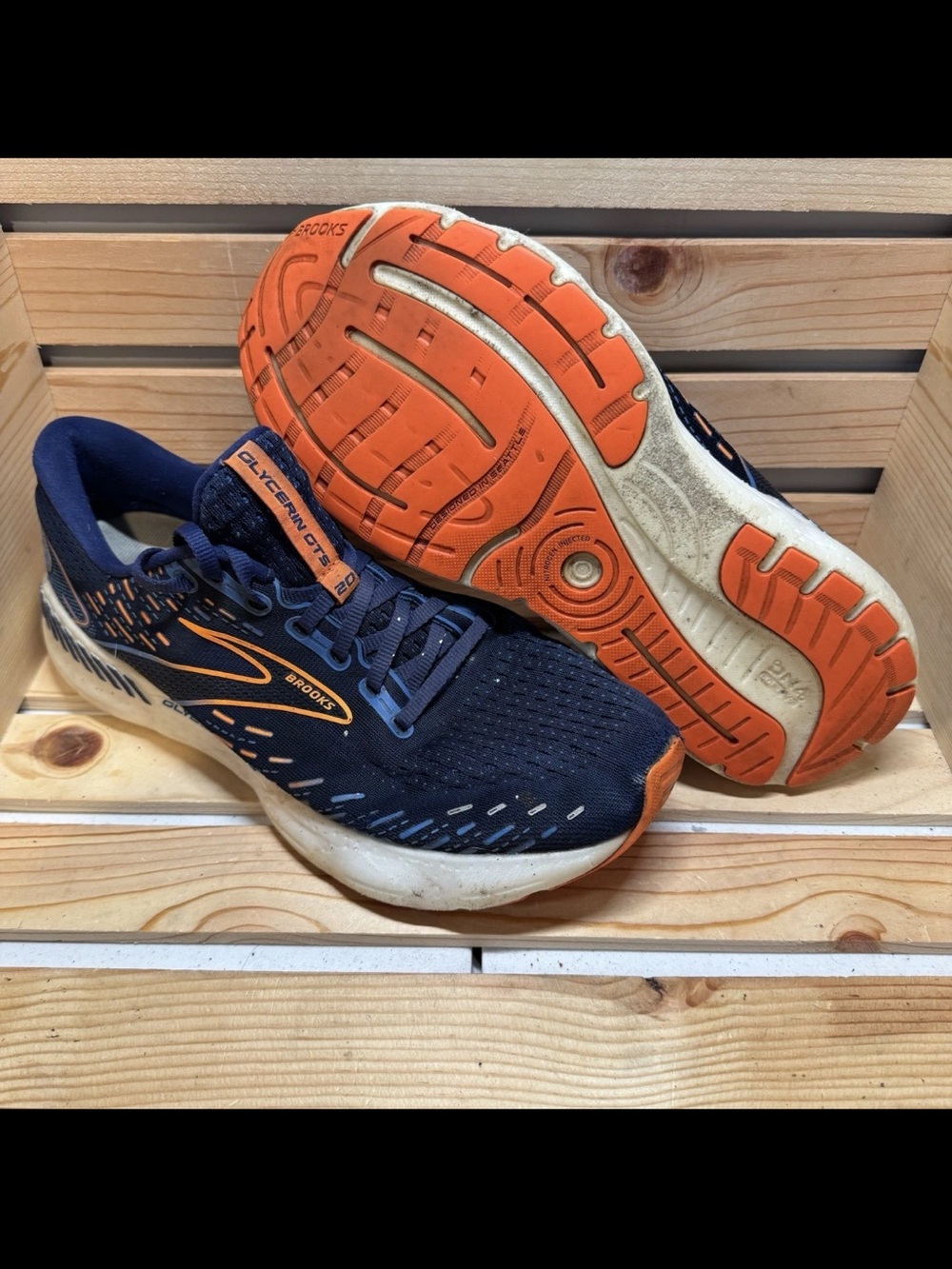 Brooks Glycerin Gts 20 Running Sneaker Shoes [1103831D444] Men's Size 10.5 D